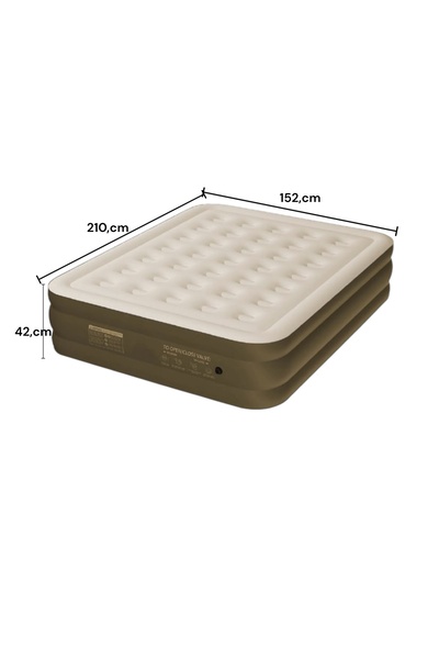 CAMPOUT Şişme yatak çift kişilik ev piknik seyahat kamp yerden yüksek şişme yatak