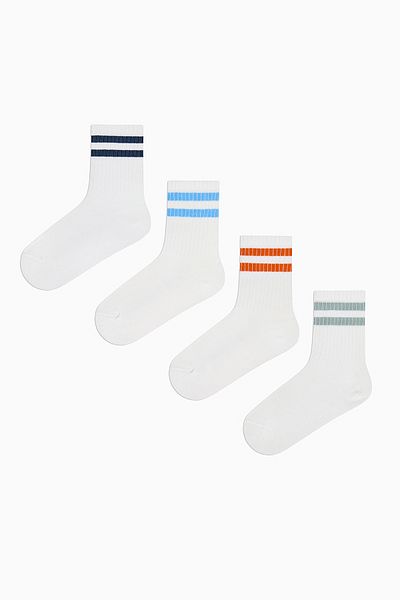 Penti 4-teilige Socken mit Doppelstreifen für Jungen