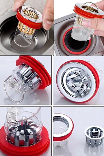 Speed Out Çekirdekli Koku Önleyici Böcek Geçirmez Lavabo Tuvaletl Banyo Duş Giderleri İçin Süzgeç Çek Valfi