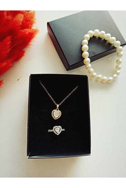 Kudi sevgili kolye yüzük seti + bileklik