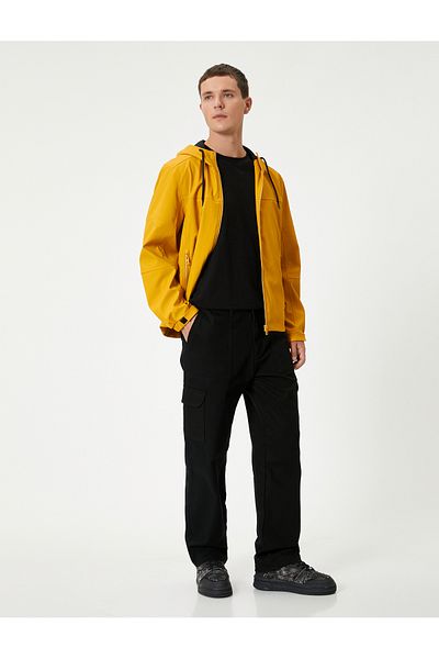 Koton Εποχιακό μπουφάν Slim Fit με κουκούλα με φερμουάρ