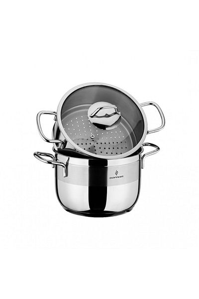 Sofram Stainless Steel 18/10 Steam Cooking Pot Set ( Couscous Pot ) 26cm