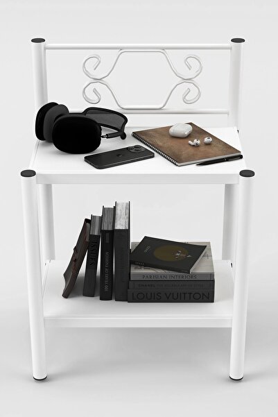 ARGİMO Leda Retro Ferforje Metal Komodin