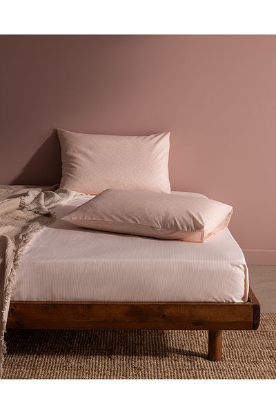 Madame Coco Marlie Double Cotton Sheet Set - Powder