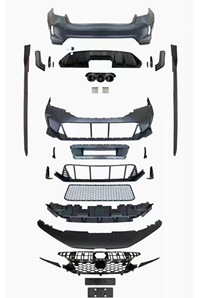 Genel Markalar CIVIC FE1 2022 IÇIN UYUMLU BODY KIT (EGZOZ DAHİL) / BOYASIZ