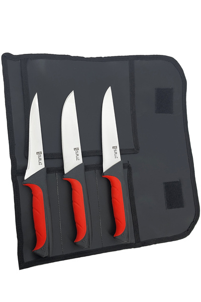 SürLaz Çantalı Bıçak Seti Et Bıçakları Pro Bıçak İsme Özel Hediyelik Bıçak