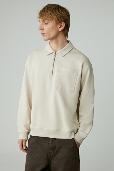 GRIMELANGE Ανδρικό φούτερ Shiftd με μακρυμάνικο φερμουάρ με φερμουάρ