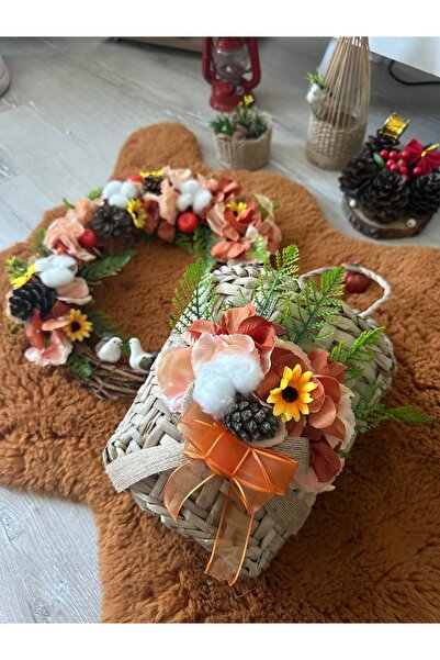 Marrone Σετ στολίδι και καλάθι για την ημέρα του Αγίου Βαλεντίνου - Πουλιά Βε...