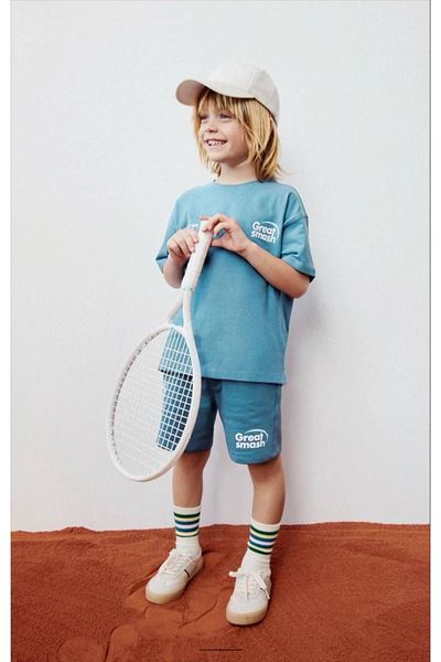 Monila New Season Printed Cotton Boy's Bottoming Set