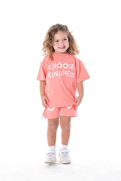 Monila New Season Printed Cotton Girls' Shorts Bottoming Set