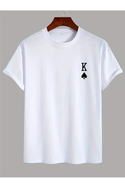 Karatopak Tricou unisex oversize cu decolteu cu litera K imprimat