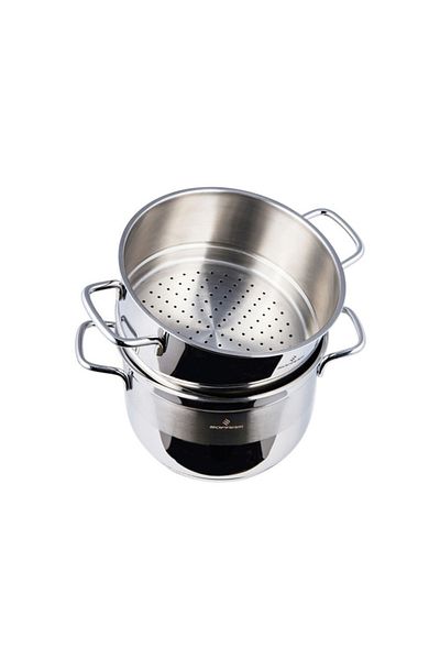 Sofram Stainless Steel 18/10 Steam Cooking Pot Set ( Couscous Pot ) 22cm