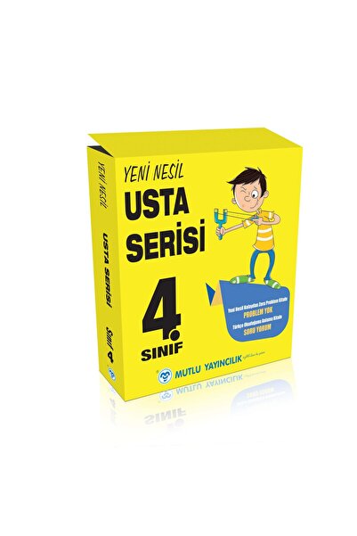 Mutlu Yayıncılık MUTLU YAYINCILIK 4 SINIF USTA SERİSİ 2 KİTAP