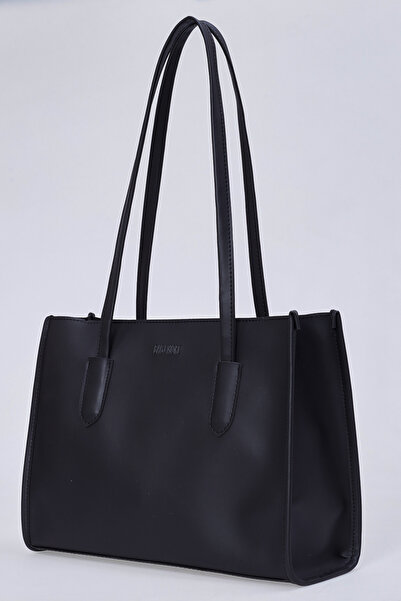 bag&more Kadın Siyah Trend Çanta,Uzun saplı Çanta,Saplı Omuz Çantası Çanta El Çanta