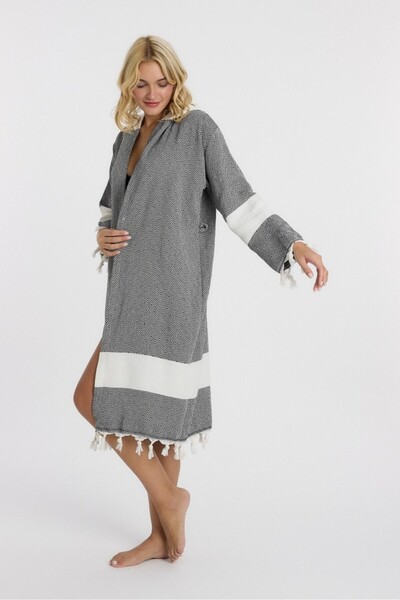 Mulberry Diamond Peshtemal Bathrobe Bath and Beach Dress