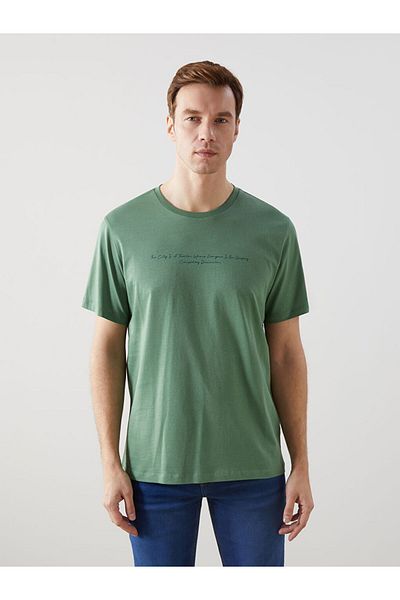 LC Waikiki Νέα σεζόν Crew Neck κοντομάνικο μπλουζάκι ανδρικό S5JQ26Z8