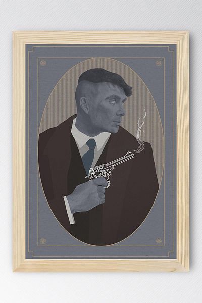 Saturn Peaky Blinders Πίνακας με κορνίζα - Πίνακας αφίσας της σειράς