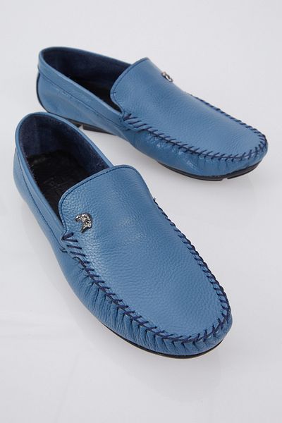 PowerSpeed Loafer albastru confortabil din piele naturală pentru bărbați