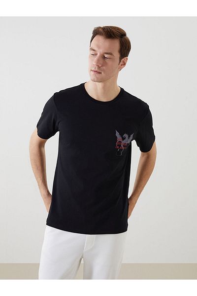 LC Waikiki New Season Crew Neck, κοντομάνικο, ανδρικό T-Shirt - S5II76Z8