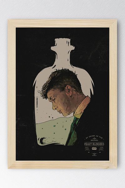 Saturn Peaky Blinders Framed Painting - Tv Series Poster Painting