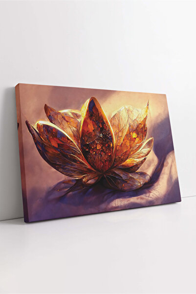 KOSS Dijital Pictură decorativă pe pânză de calitate HD cu flori de lotus, de...