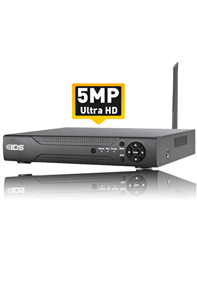 IDS 8 Kanal 5mp 2k Ultra Hd H265 Dvr Kayıt Cihazı - Yüz Tanıma - Wıfı - Araç Ve Insan Algılama