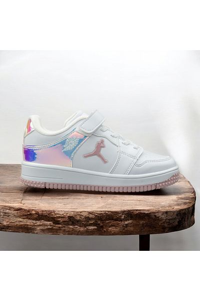 JOJO KIDS adidași din piele cu velcro pentru fete, baschet, tenis, adidași casual