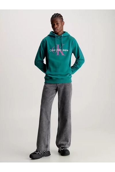 Calvin Klein Tricou verde Calvin Klein Seasonal Monologo pentru bărbați