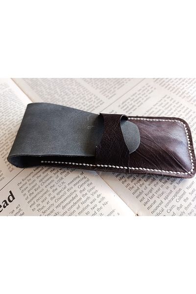 Mahfuz Crazy Hors Genuine Leather Pen Holder and Craft - for Your Custom Pencils, 27cm and 6cm Length, Mu93