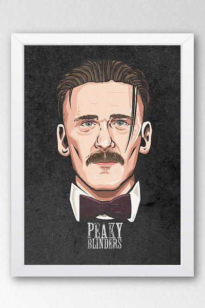 Saturn Peaky Blinders Pictură înrămată - Pictură poster din seria TV