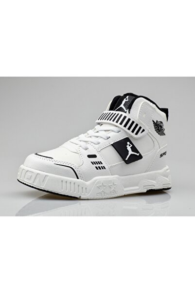 JOJO KIDS unisex çocuk bilekli deri spor ayakkabı , basket , tenis , günlük sneaker, cırtlı ayakkabı