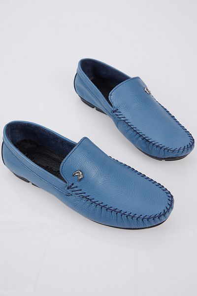 PowerSpeed Loafer albastru confortabil din piele naturală pentru bărbați