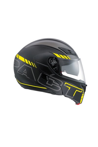 AGV /COMPACT ST MLT PLK SEATTLE MATT BLK/SLV/YEL