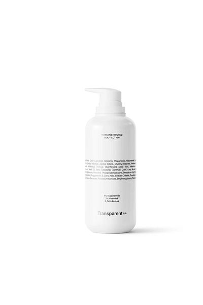 TRANSPARENT LAB - Vitamin Enriched Body Lotion - Tratament corporal cu retina, 400ml