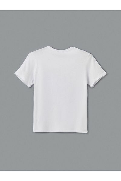 LC Waikiki Tricou pentru bărbați din bumbac pieptănat imprimat cu mânecă scurtă, sezon nou - S5I573Z8