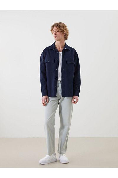 LC Waikiki Comfortable Fit Gabardine Men's Shirt Jacket