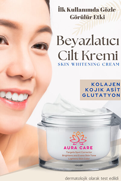 Aura Care Kore Cilt Beyazlatıcı Krem - Vücut, Yüz Ve Genital Bölge (GLUTATYON...