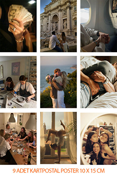 Taranist Kağıt Motivasyon Manifest Vizyon Pano Posteri 777 Aşk Eğlence Para Ş...