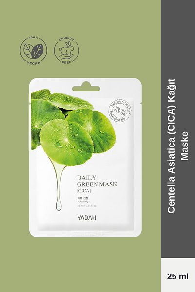 YADAH Paper Mask with Centella Asiatica (Cica) Extract