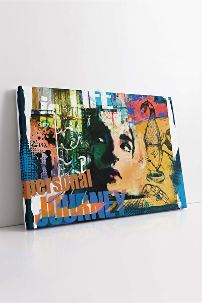 KOSS Dijital Graffiti colorat mixt, viața este o călătorie personală, pictură...