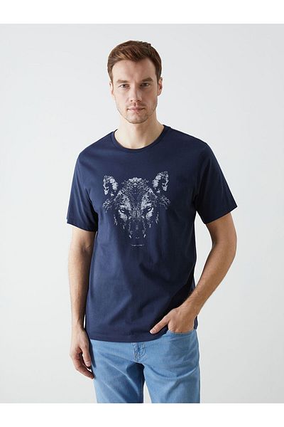 LC Waikiki Ανδρικό μπλουζάκι με κοντό μανίκι New Season Crew Neck S5HP88Z8