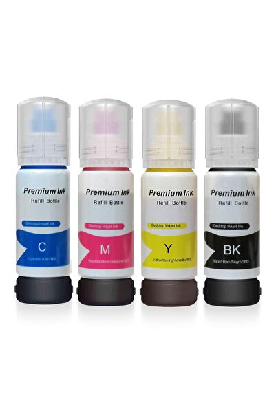 Duruink EPSON ECOTANK L3252 101 103 UYUMLU MUADİL MÜREKKEP SETİ 5X70ML + EXTRA SİYAH
