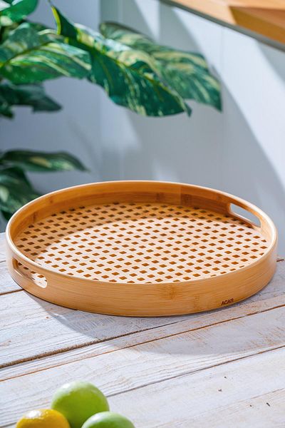 ACAR Bamboo Presentation Tray - 40 cm