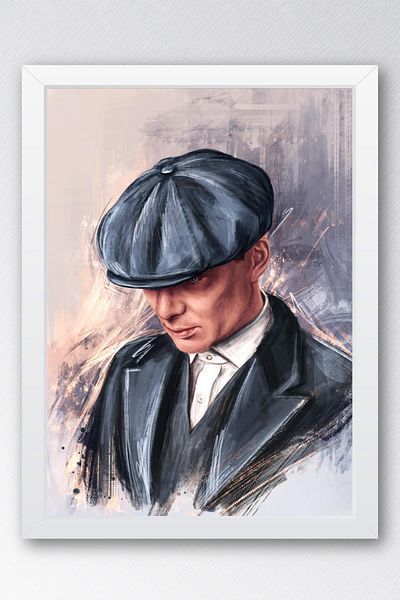 Saturn Peaky Blinders Pictură înrămată - Pictură poster din seria TV