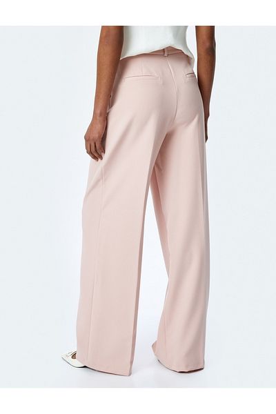 Koton Palazzo-Hose mit hoher Taille und plissierten Taschen