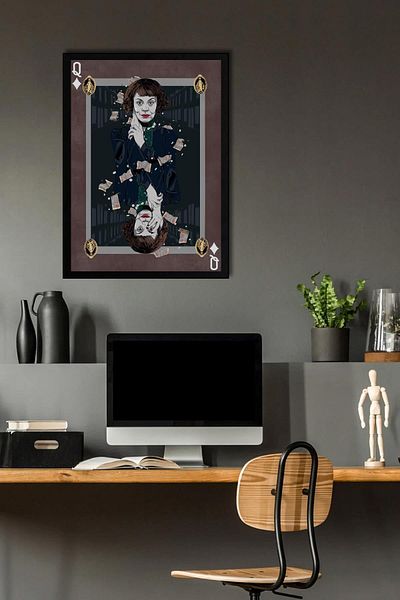 Saturn Peaky Blinders Framed Painting - Tv Series Poster Painting