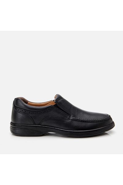Hotiç Genuine Leather Black Men's Casual Shoes