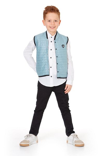 e-çocuk 3 Piece Fashion Armali Vest Set - Woven 3130
