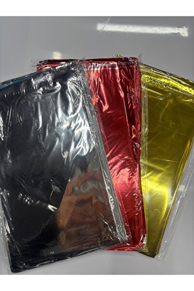 Muka Metalize Poşet Tek Renk  25X35 cm Pakette 100 Ad.
