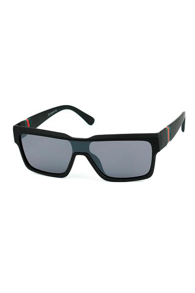 Belletti Unisex Black Uv400 Protection Rectangular Model Sunglasses